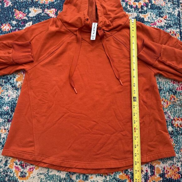 Athleta Boardwalk High Hip Hoodie Size XS Canyon Orange - Picture 5 of 7